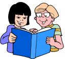 Children Sharing a Book