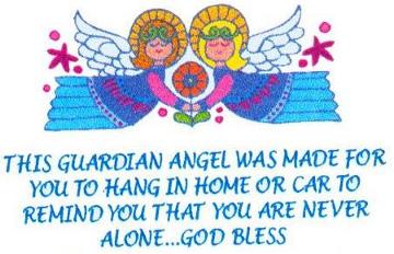 You get a card like this with each Angel Hanger purchased.