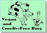 Logo: Vegan and Cruelty-free Ring