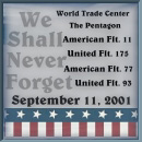 We shall never forget September 11, 2001