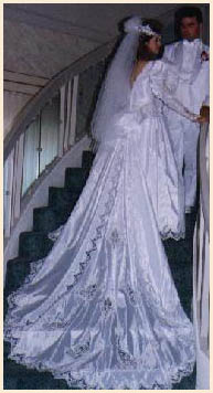 Long bride dress
