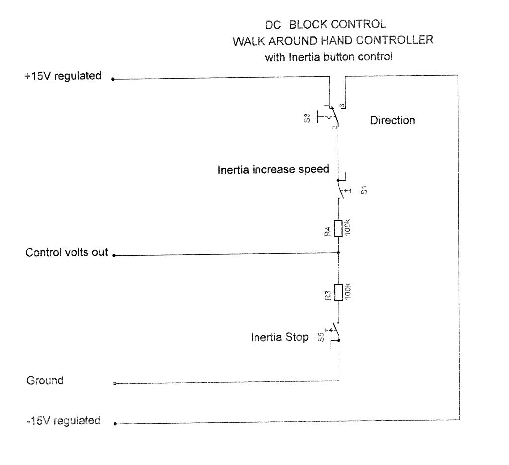 Manually switched DC control systems