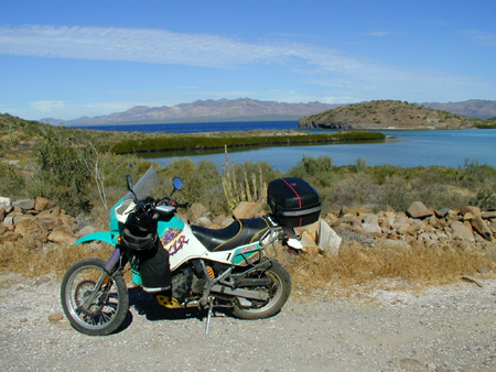 '95 KLR650 in Baja California Sur