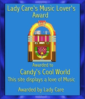 Lady Care's Music Lover's Award!