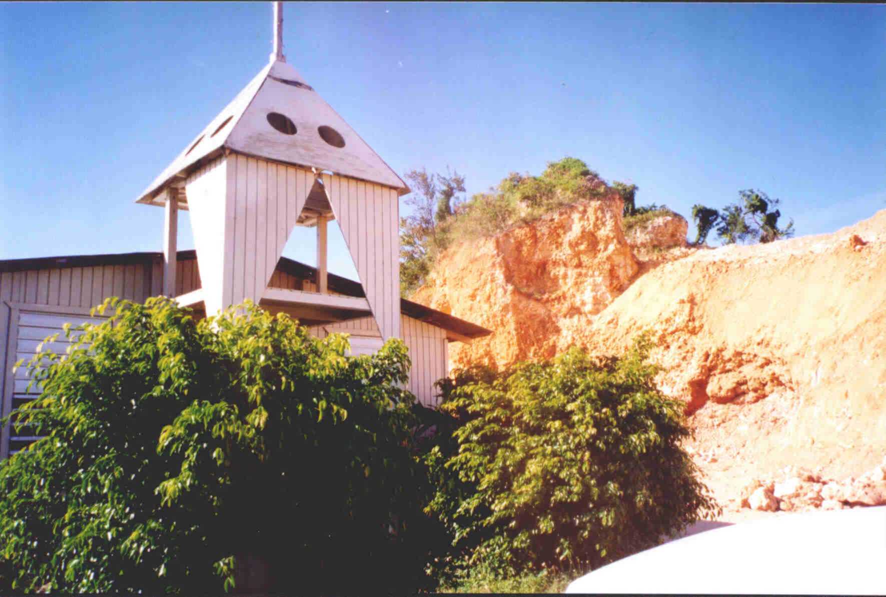 Frente de la capilla