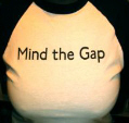Get your own Mind the Gap T shirt