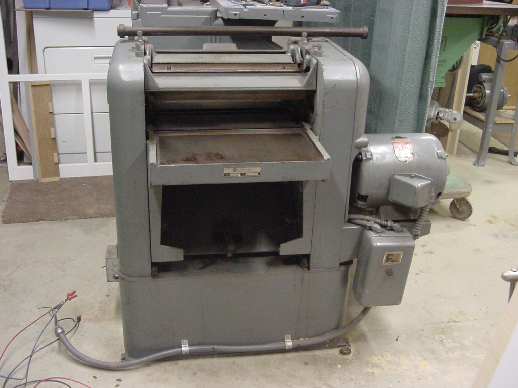Delta/Rockwell 18" Planer - Back View