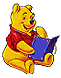 Pooh Reading the Bible