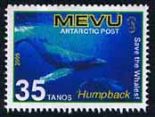 2005, Save the Whales, 35 tanos.
Click for more details on Mevu stamps.