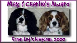 Max & Charlie's Award from Kat's Kingdom