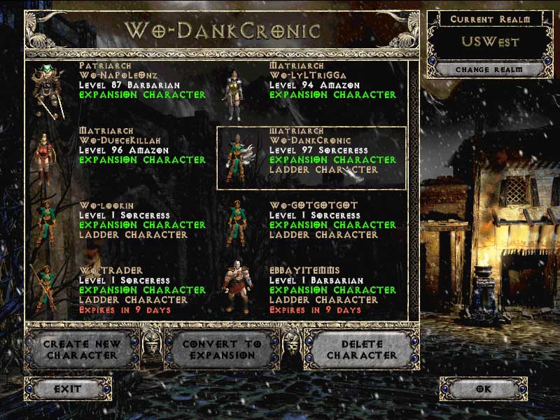 Diablo 2 Lod Experience Chart