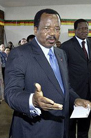 Paul Biya receives another petition from his greatest Australian Fan!