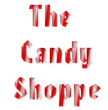 red candy shop logo The Candy Shoppe