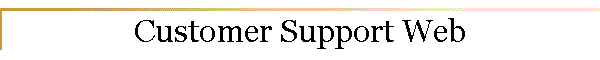 Customer Support Web