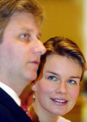 Prince Laurent and his fiancee Claire Coombs (March 2003) &middot; Wedding of Prince Laurent and Claire Coombs (April 2003) - Brabant