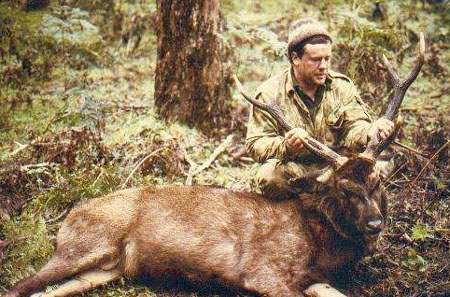 Lake Eildon 80's one shot 7mm mag this stag was blind in one eye. I ...