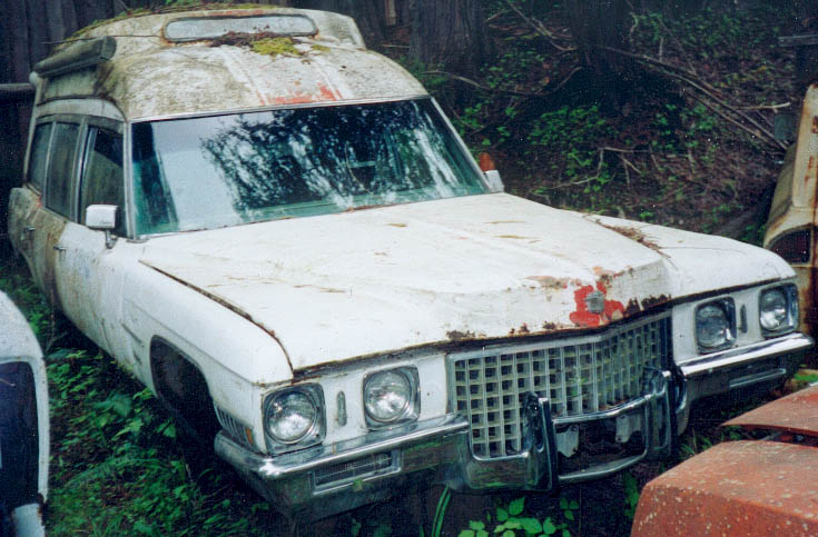 71 caddilac lifeliner ambulance, aka ghostbuster car
