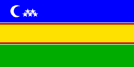 Flag of Autonomous Republic of Karakalpakstan