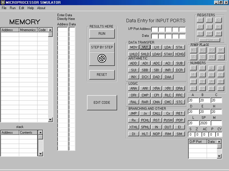 8085 simulator - Version 3.0.0 of highly successful simulator