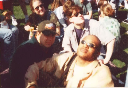 everybody loves the sunshine.  parkfest.  albany, ny.  mid-1990s.