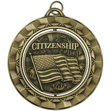 Citizenship Gold Spinner Medal  Item no MSP394GO