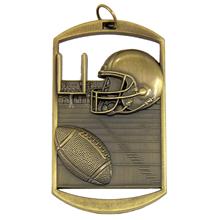 Football Gold Tag Medal  Item no DT212GO