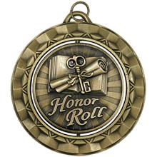 Honor Roll Gold Spinner Medal  Item no MSP354GO