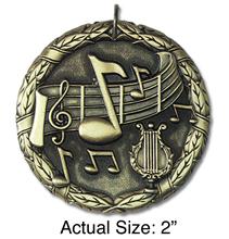 Music Gold 2 Medal  Item no 2130GO