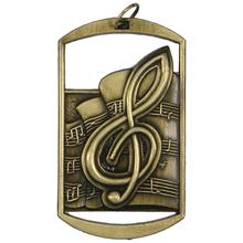 Music Gold Tag Medal  Item no DT230GO