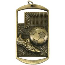 Soccer Gold Tag Medal  Item no DT213GO
