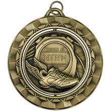 Track Gold Spinner Medal Item no MSP316GO