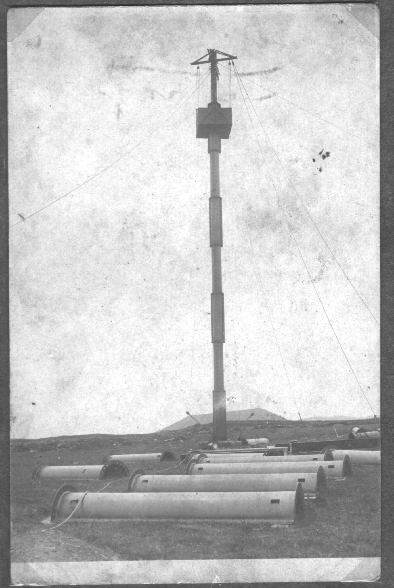 Construo de antena de radiocomunicaes na Ilha Terceira