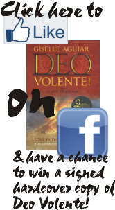Like Deo Volente on FB and have a chance to win a signed hardcover copy!