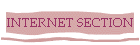 INTERNET SECTION