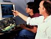Phil Tippett and Adam Valdez; as dinosaur supervisor for Jurassic Park, Phil Tippett made the transition from traditional stop-motion techniques to CG animation.