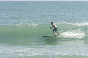 SUP surf behind the house - Click pic for more