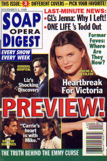 Soap Opera Digest/Nov, '98