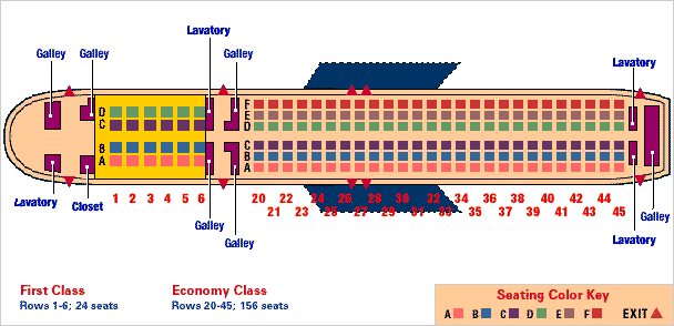 757-200 Seating Chart