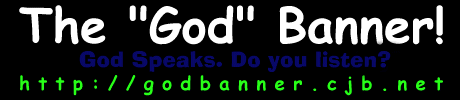 The "God" Banner Logo!