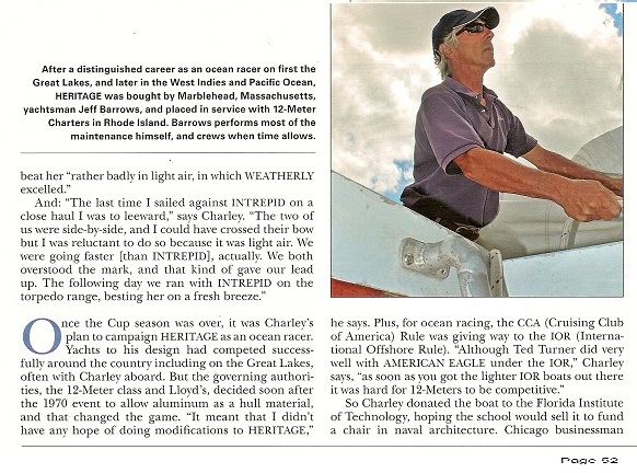 Charley Morgan's 12 Heritage Article from Wooden Boat May/June 2013