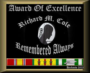 Award of Excellence - Richard M. Cole