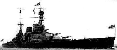 The battlecruiser 'Repulse'