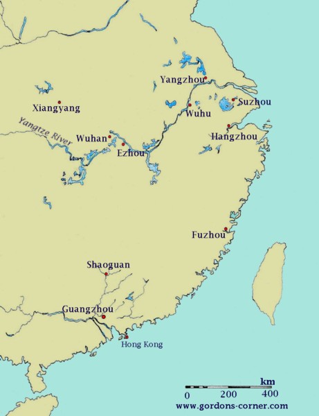 Map-Southern Song Dynasty