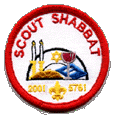 Generic Scout Shabbat Patch, with year
