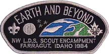 1984 NW LDS Scout Encampment Patch
