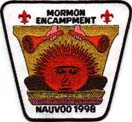 Mormon Encampment Nauvoo 1998 Patch