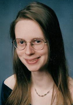 my baby again....rebecca. this is a high school picture, and becky doesn't photograph well, so all you critics can stfu!