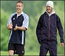 Jonny Wilkinson and David Beckham, England's two most marketable sporting heroes, have struck up a firm friendship