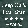 Jeep Gal's Four Star Award