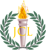 JCL wreath and torch